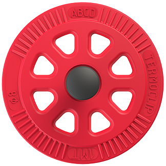 Стена 1MT. Полимерный тарельчатый дюбель с забивным распорным элементом из углеродистой стали с мелкой накаткой и термоизоляционной головкой